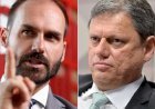 Insatisfeito com Tarcísio, Eduardo Bolsonaro fala em lançar candidatura independente em 2026