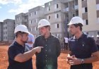 Vilela vistoria construção de 768 apartamentos populares em Aparecida