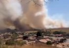 Fogo e fumaça atingem Campinaçu e deixam moradores apreensivos,