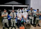 POLÍCIA MILITAR REALIZA A PRISÃO DE DOIS INDIVÍDUOS POR FURTO DE VEÍCULO EM MINAÇU