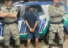 POLÍCIA MILITAR REALIZA A PRISÃO DE UM INDIVÍDUO POR ROUBO EM MINAÇU