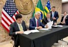 Caiado assina acordo com EUA prevendo parceria para explorar minerais críticos em Goiás
