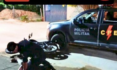 Homem é preso em flagrante após furtar motocicleta em Minaçu.