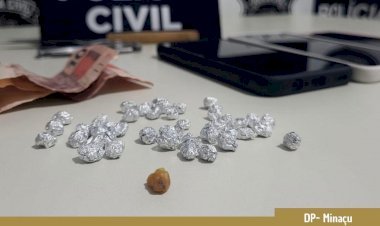 Casal é preso em flagrante por tráfico de drogas em Minaçu
