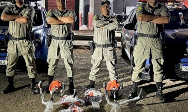 12° CRPM/3° BPM - POLÍCIA MILITAR APREENDE FERRAMENTAS FALSIFICADAS EM PORANGATU