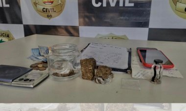 Homem é preso em flagrante por tráfico de drogas em Minaçu