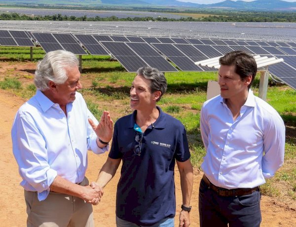 Caiado destaca energia limpa como caminho para impulsionar o desenvolvimento de Goiás